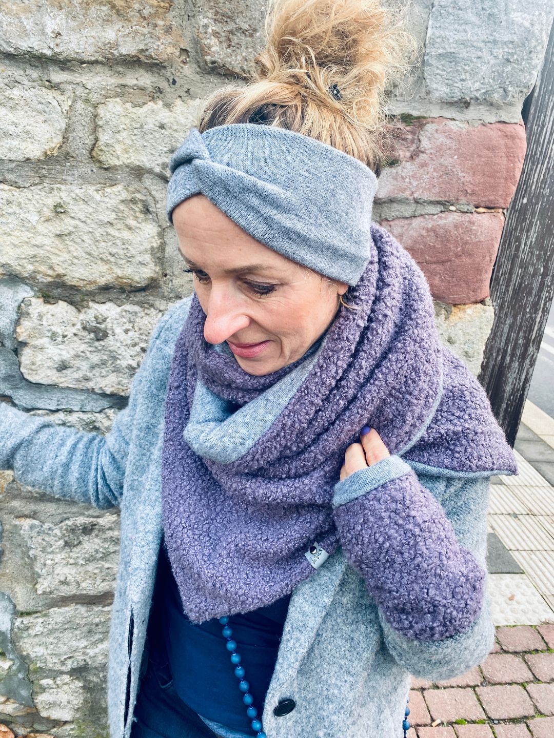 Wickelschal Bouclé super soft