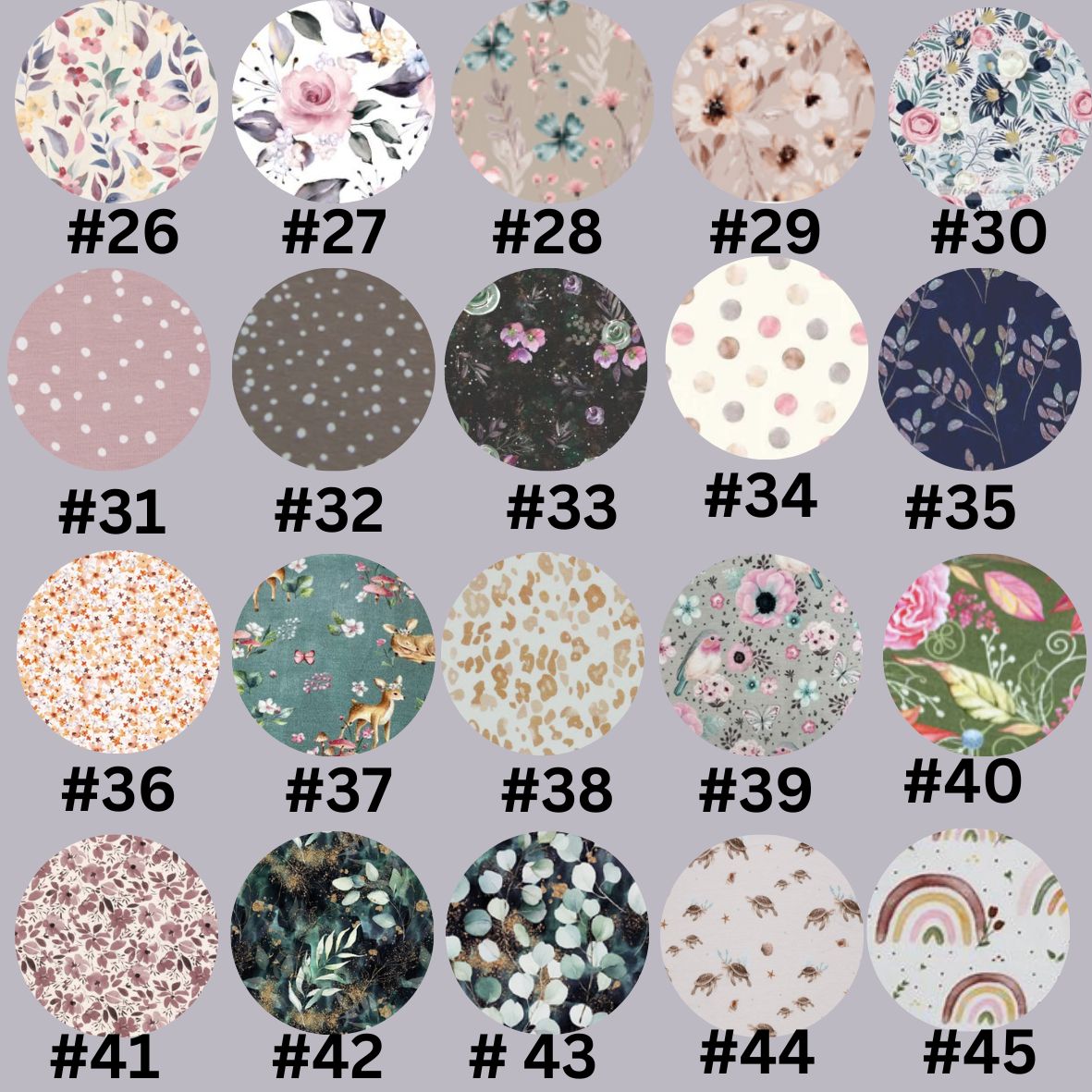 Stirnband Wunschmuster & Fleece