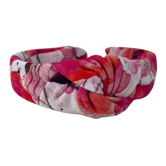 Haarreif Jersey Feurige Mohnblume