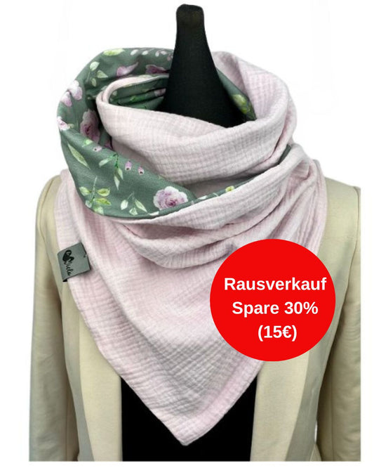 Wickelschal Musselin Floral Breeze