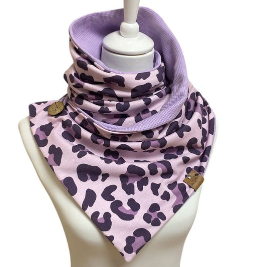 Wickelschal Waffeljersey Lavender Leo