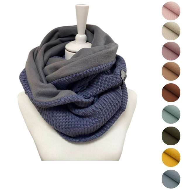 Loopschal Grobstrick & Fleece