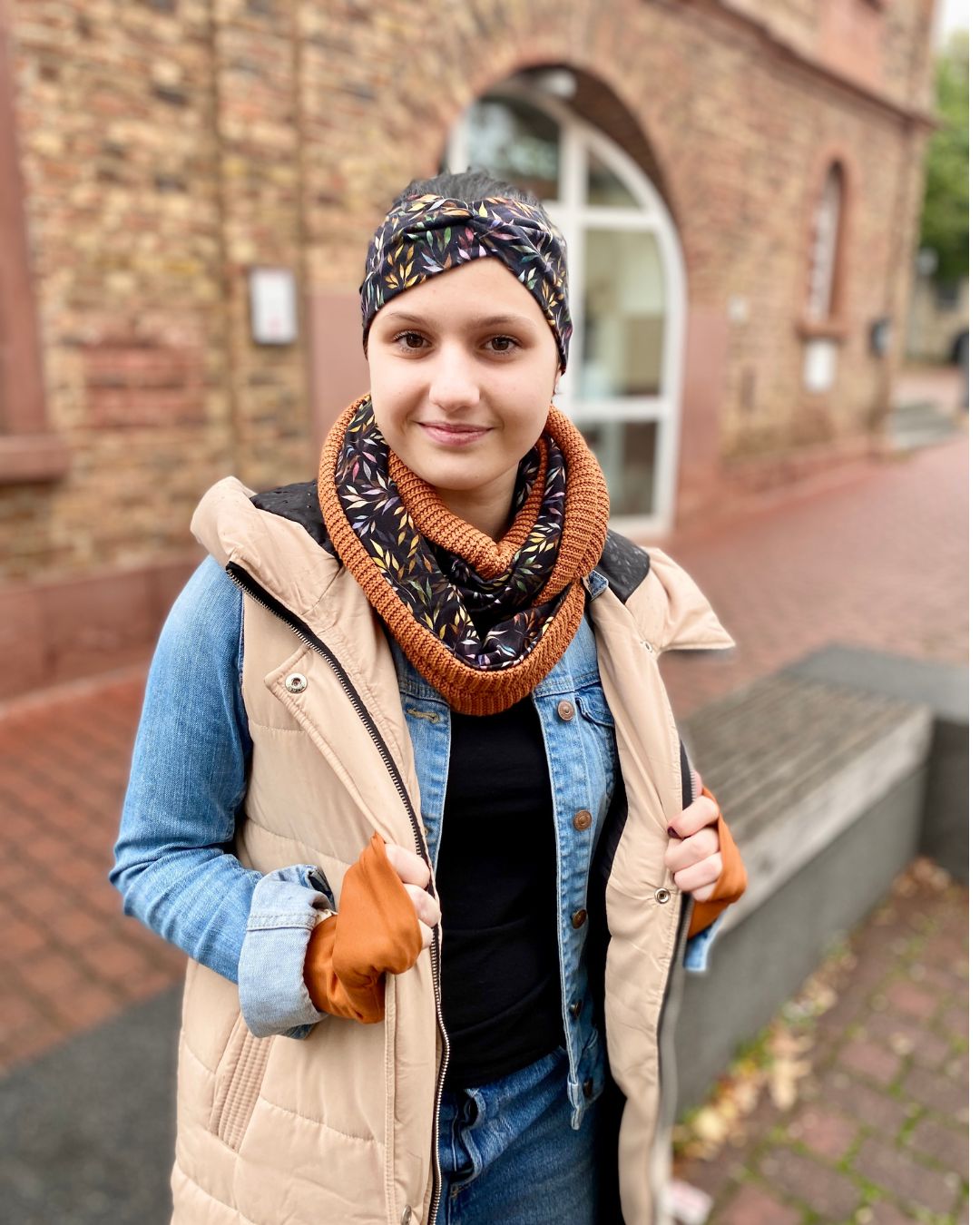 Loopschal Wunschdesign Grobstrick & Wunschmuster