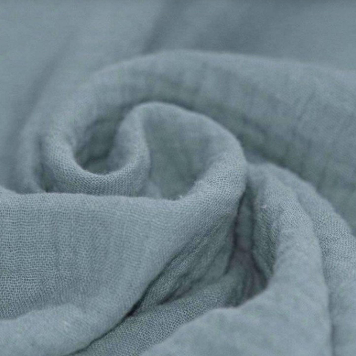 Musselinstoff Altgrün