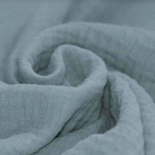 Musselinstoff Altgrün