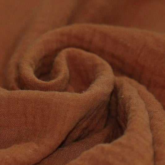 Musselinstoff Cognac