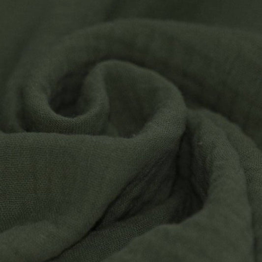 Musselinstoff Khaki