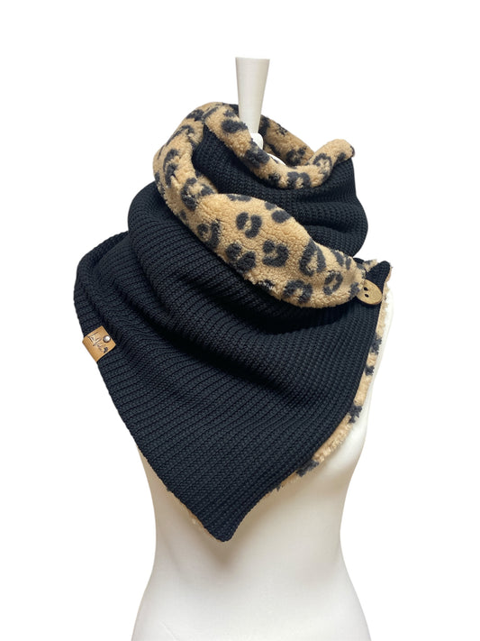 Setangebot Wickelschal Grobstrick wild & warm