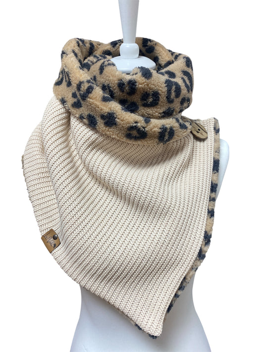 Setangebot Wickelschal Grobstrick wild & warm