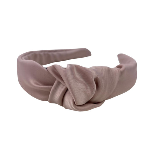 Haarreif Satin Altrosa
