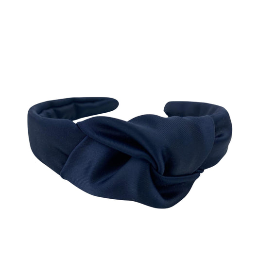 Haarreif Satin Marineblau