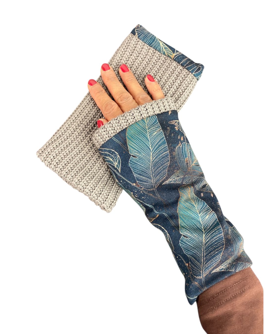 Armstulpen Grobstrick & Wunschmuster