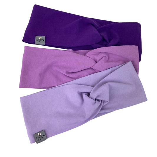 Stirnband Basic duftenede Lavendelfarben