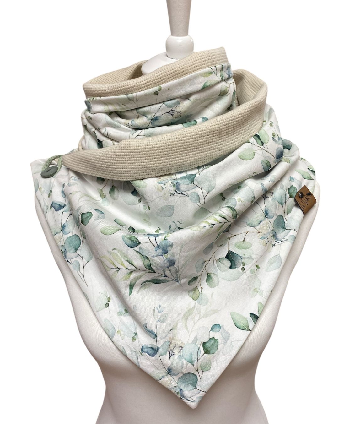 Wickelschal Wunschdesign Waffeljersey