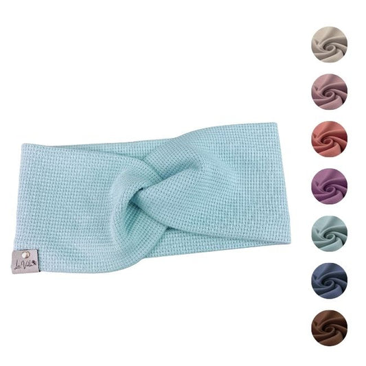 Stirnband Waffeljersey