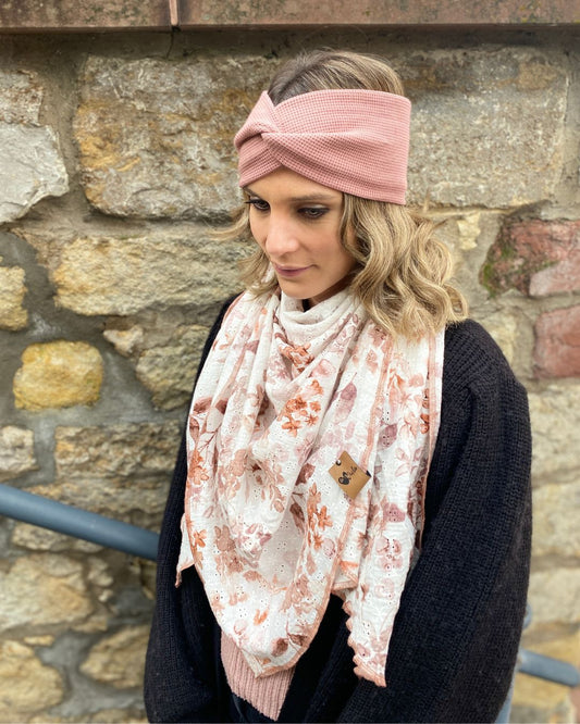 Stirnband Waffeljersey