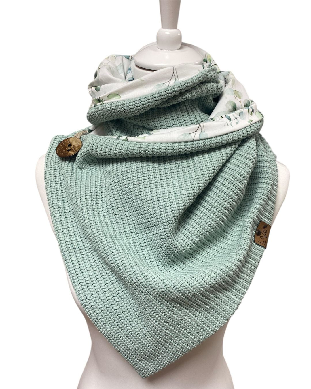 Wickelschal Grobstrick Botanical Soul