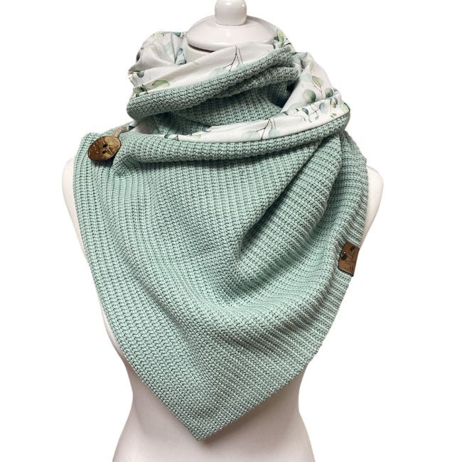 Wickelschal Grobstrick Botanical Soul