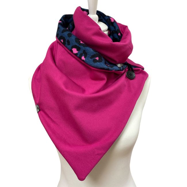 Wickelschal Sweat Pink Nights