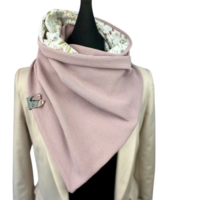 Wickelschal Wunschdesign Rippjersey