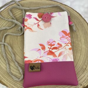 Handytasche Pink Rosa Zweige