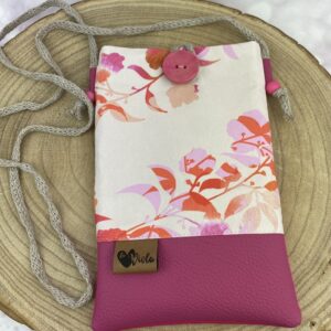 Handytasche Pink Rosa Zweige