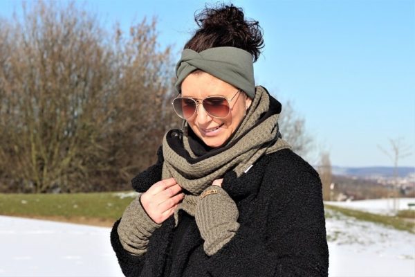 Wickelschal Waffelpique Annina – Bild 2