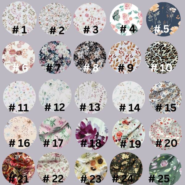 Wickelschal Mädchen Waffelstrickjersey Wunschdesign – Bild 6