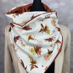 Wickelschal Baumwolljersey Schmetterlinge