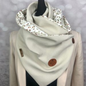 Wickelschal Strickjersey Herbstzauber
