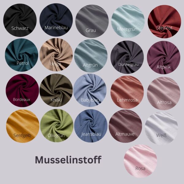 Musselintuch zum Binden Herzensfreund – Bild 3