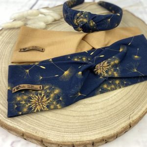Stirnband Pusteblumenliebe Gold
