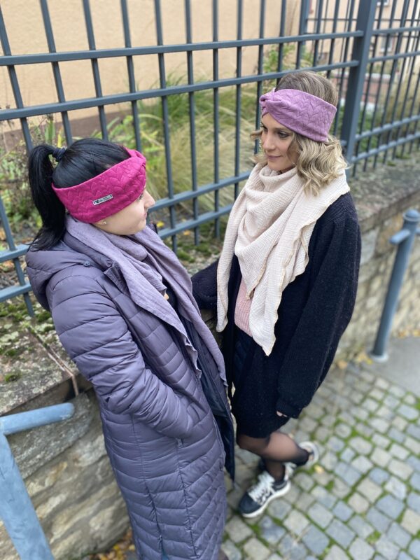 Winter Stirnband Zopfmuster in 18 verschiedenen Farben – Bild 2