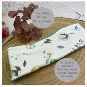Wunschdesign Winter Stirnband Grobstrick Gerade