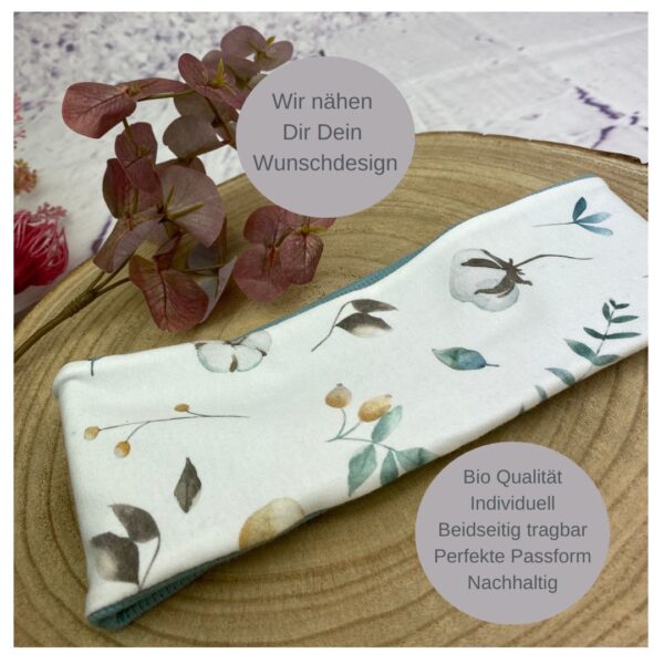 Wunschdesign Winter Stirnband Grobstrick Gerade