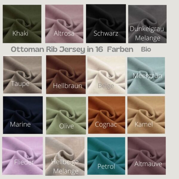 Wunschdesign Wickelschal Rippjersey & Muster – Bild 4
