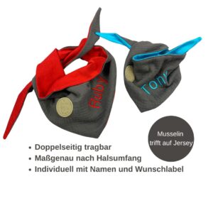 Zweifarbiges Halstuch